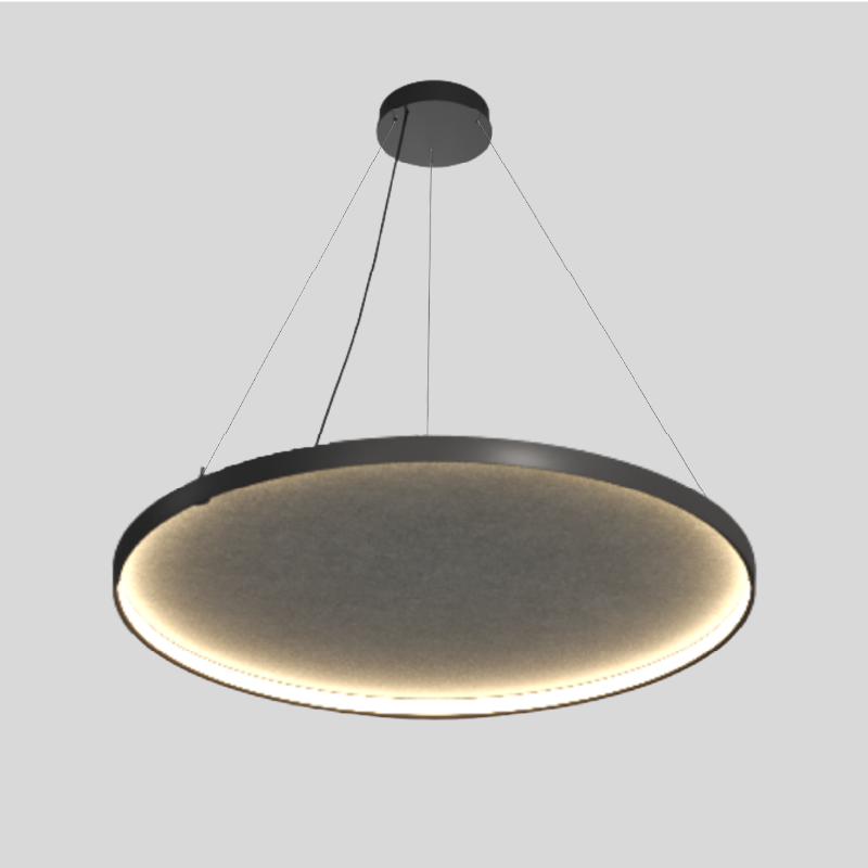 Glorious Silhouette Acoustic by Prolicht – 29 1/2″ x 1 1/8″ Suspension, Acoustic offers LED lighting solutions | Zaneen Architectural
